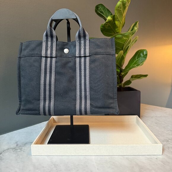 Hermès Fourre-Tout Canvas Tote PM – Small - Picture 1 of 12